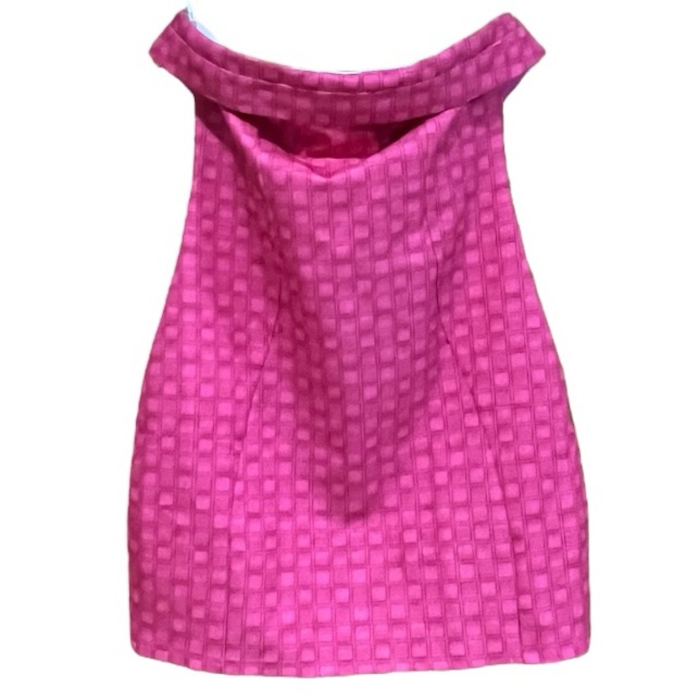 White Fox Boutique Pink Strapless Dress